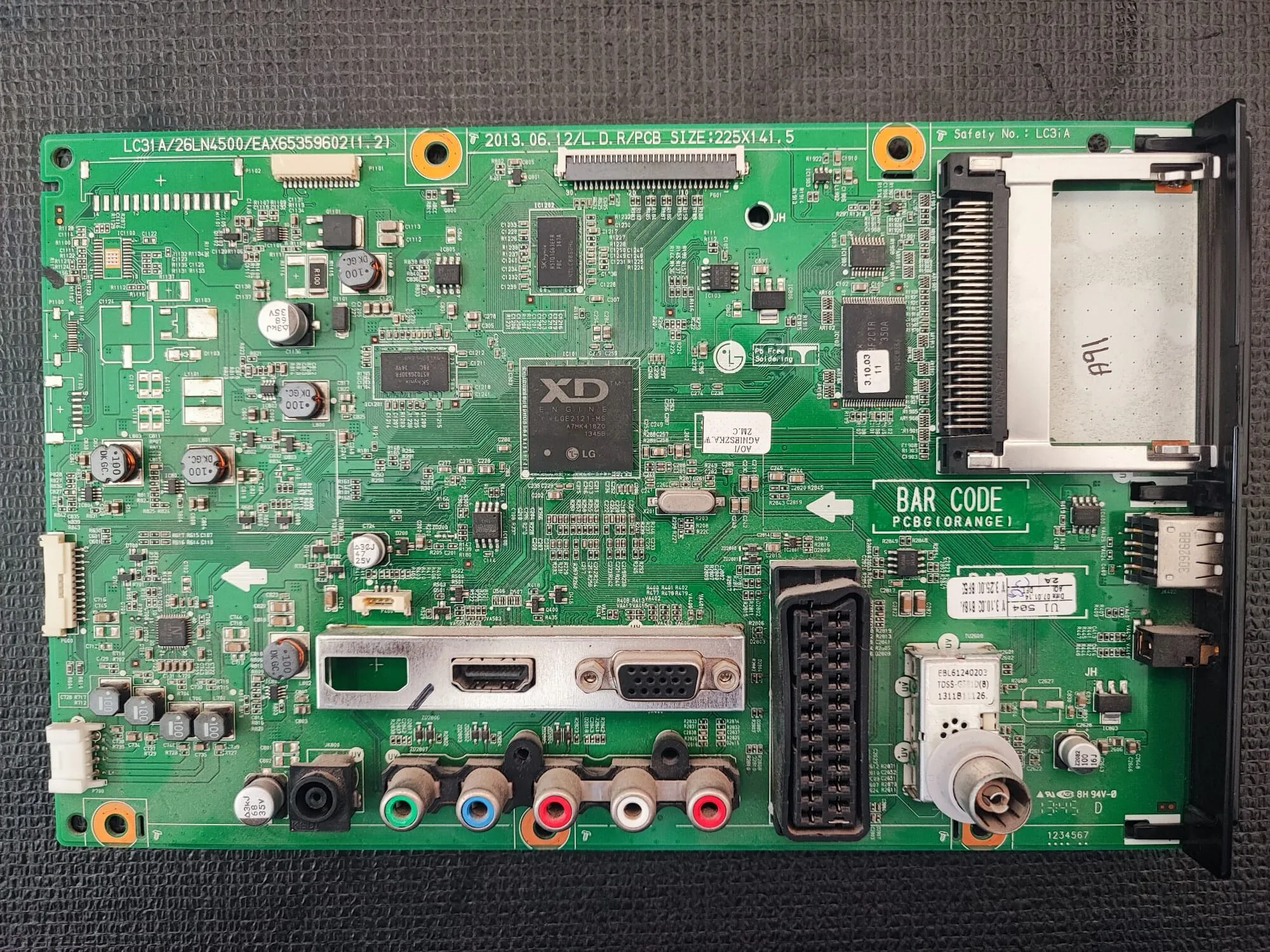 EAX65359602(1.2), EBU62120014 , LG 22MA330-PZ , ANAKART - Görsel 1