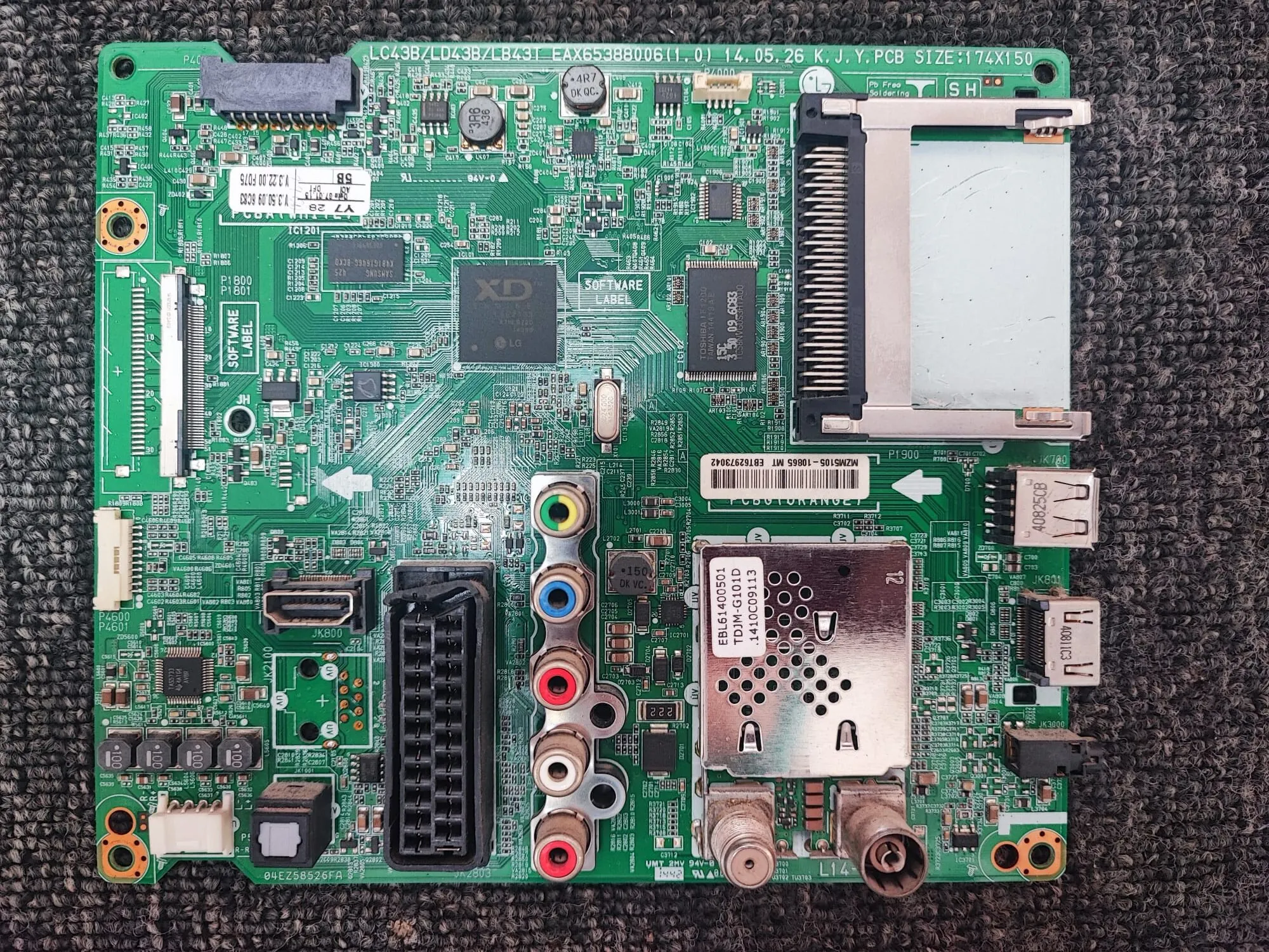 EAX65388006 , LG ANAKART , EBT62973042 - Görsel 1