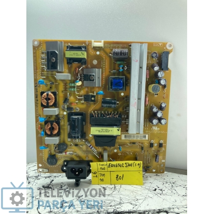EAX65423701 (1.9), LG 42LB620V, 42LB652V, 42LB582V Power Board EAY63071901 Besleme Kartı LC420DUH-FGA2
