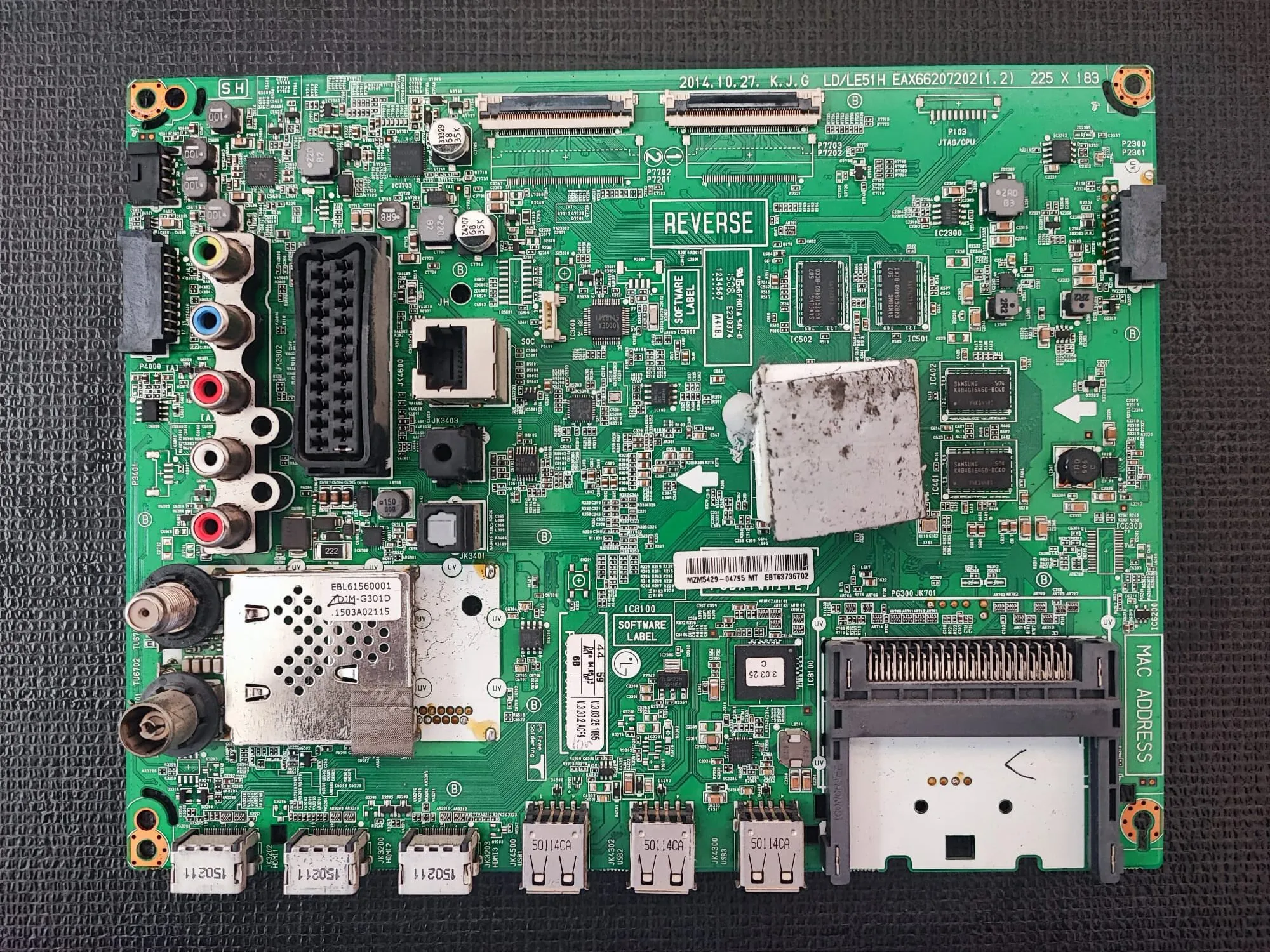 EAX66207202 , LG ANAKART , EBT63736702 , EBL61560001 , 42LF650V - Görsel 1